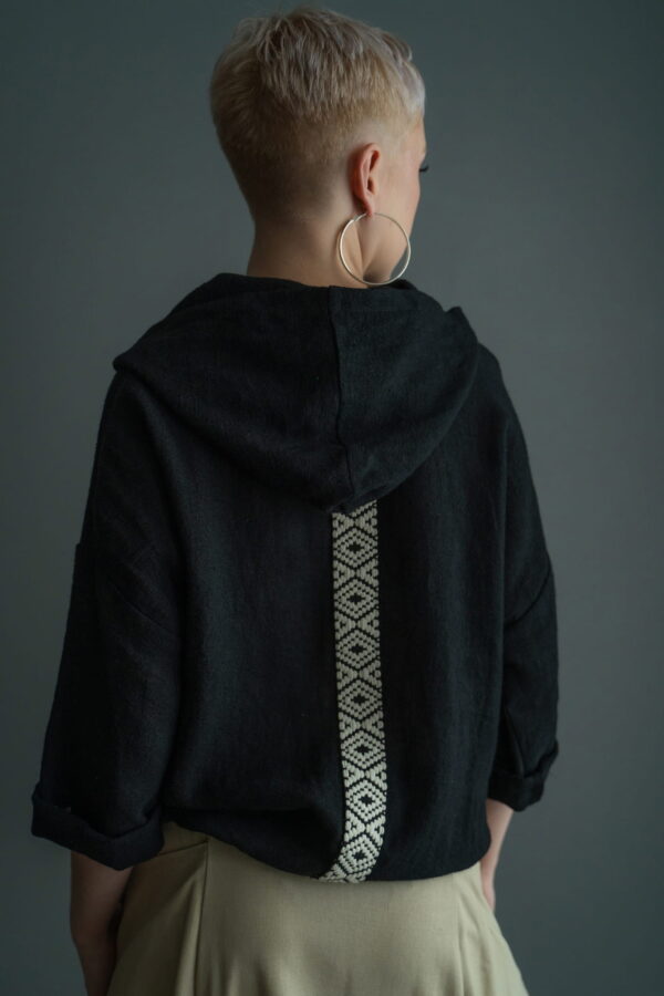 Bluza Temple • Len — Czarny — zdjęcie 1 z 4