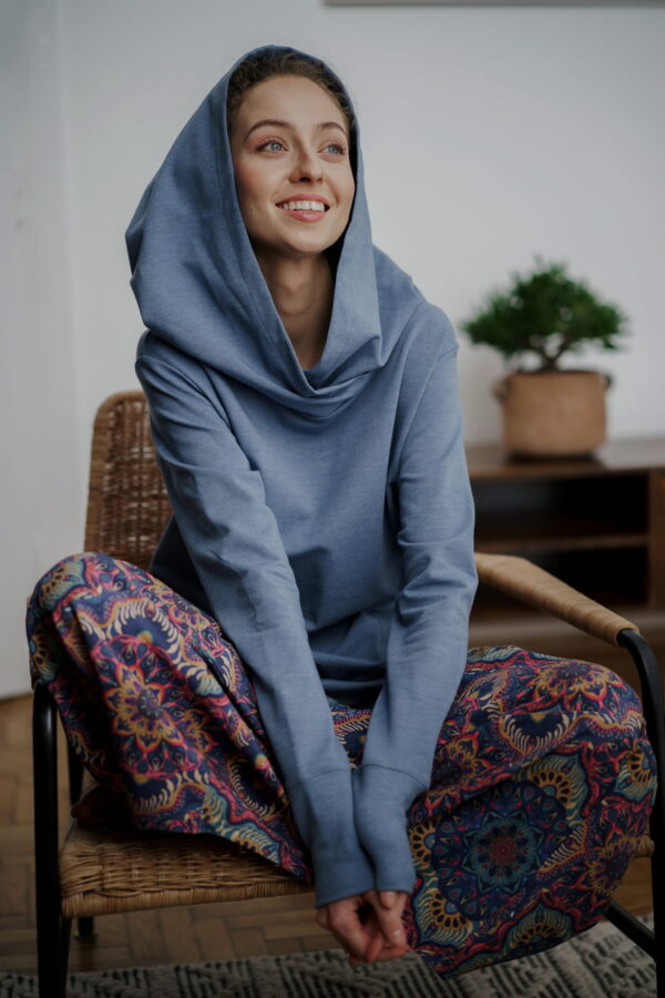 Bluza Shanti • Bawełna — Niebieski — zdjęcie 2 z 6