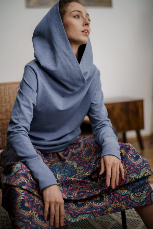 Bluza Shanti • Bawełna — Niebieski — zdjęcie 6 z 6