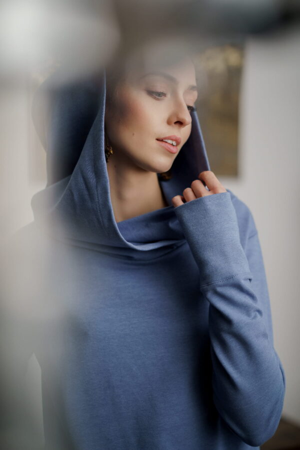 Bluza Shanti • Bawełna — Niebieski — zdjęcie 4 z 6