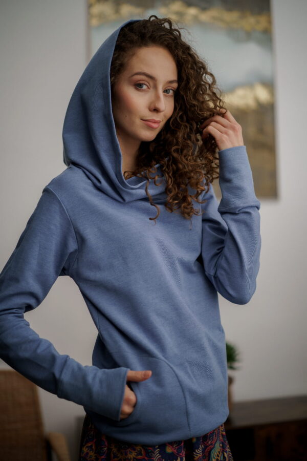 Bluza Shanti • Bawełna — Niebieski — zdjęcie 5 z 6