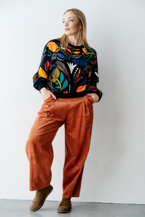Bluza Flores - Bawełna — zdjęcie 3 z 4